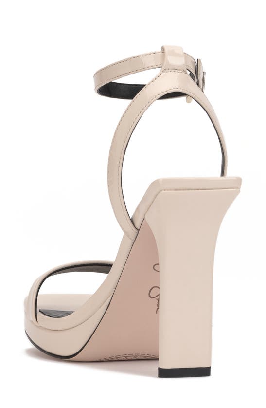 Jessica Simpson Adonia Ankle Strap Platform Sandal In Chalk