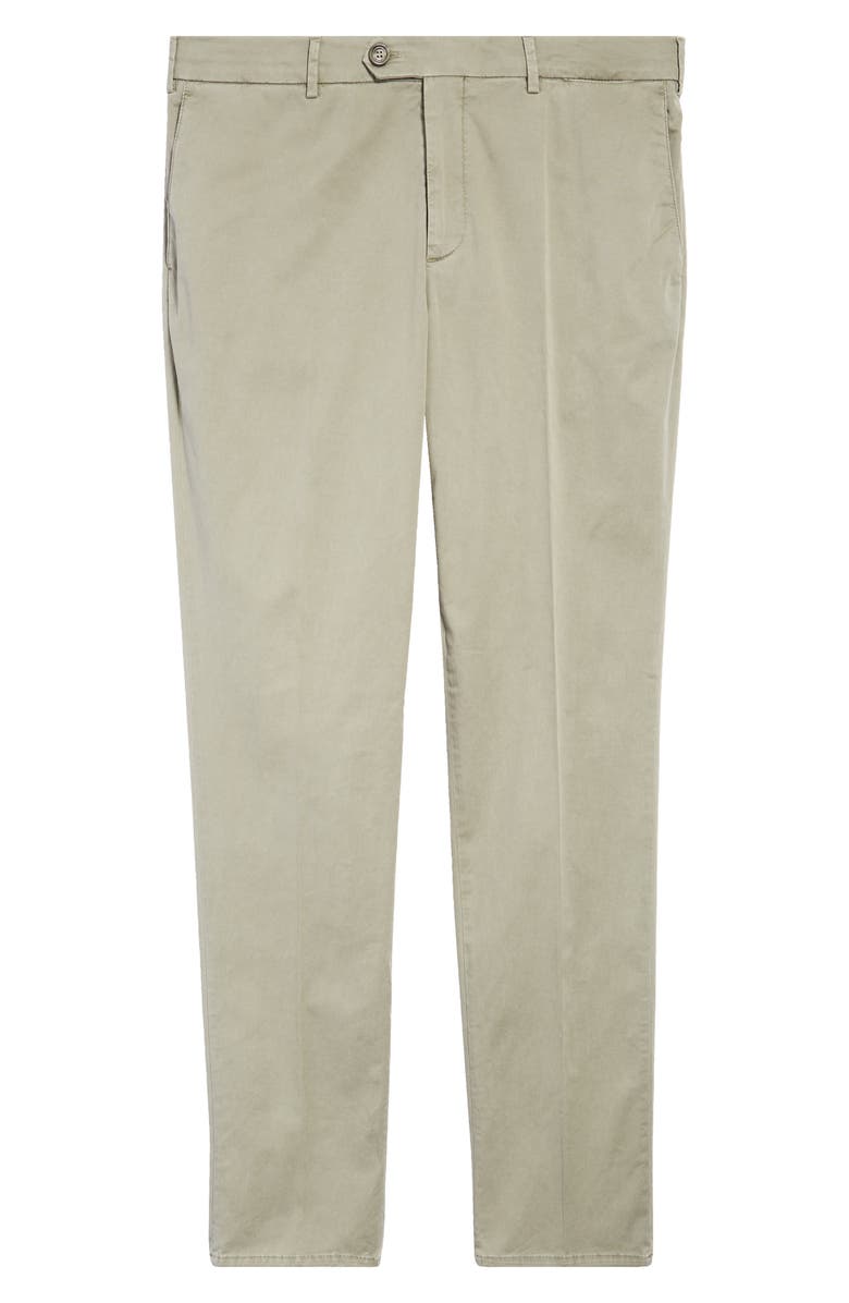 Brunello Cucinelli Stretch Cotton Straight Leg Pants | Nordstrom