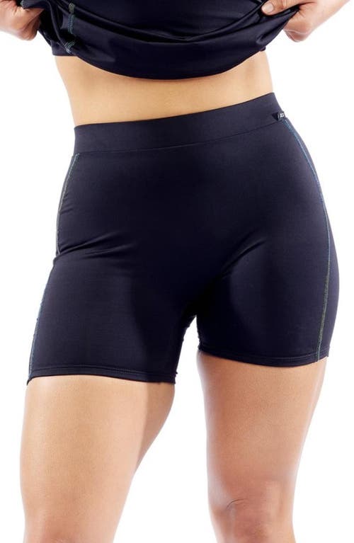 TomboyX 4.5-Inch Swim Shorts in Black Ombre 