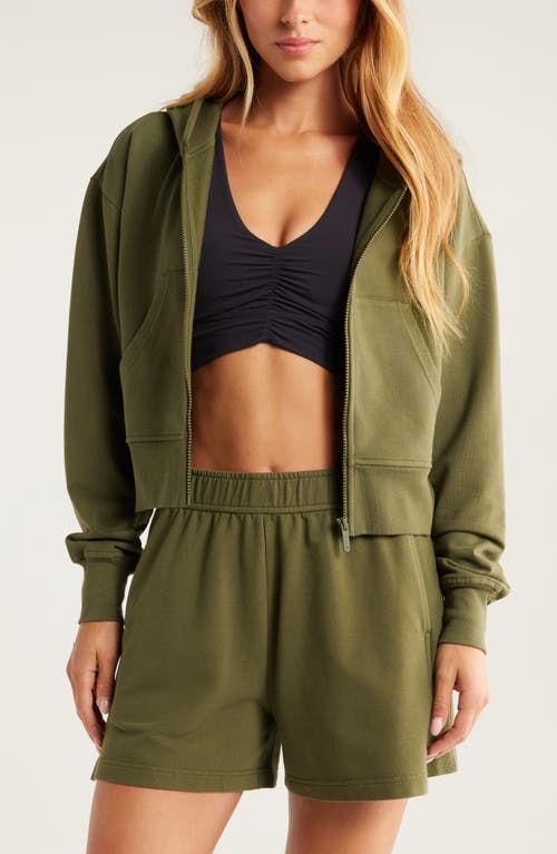 zella Swoop Full Zip Hoodie at Nordstrom,