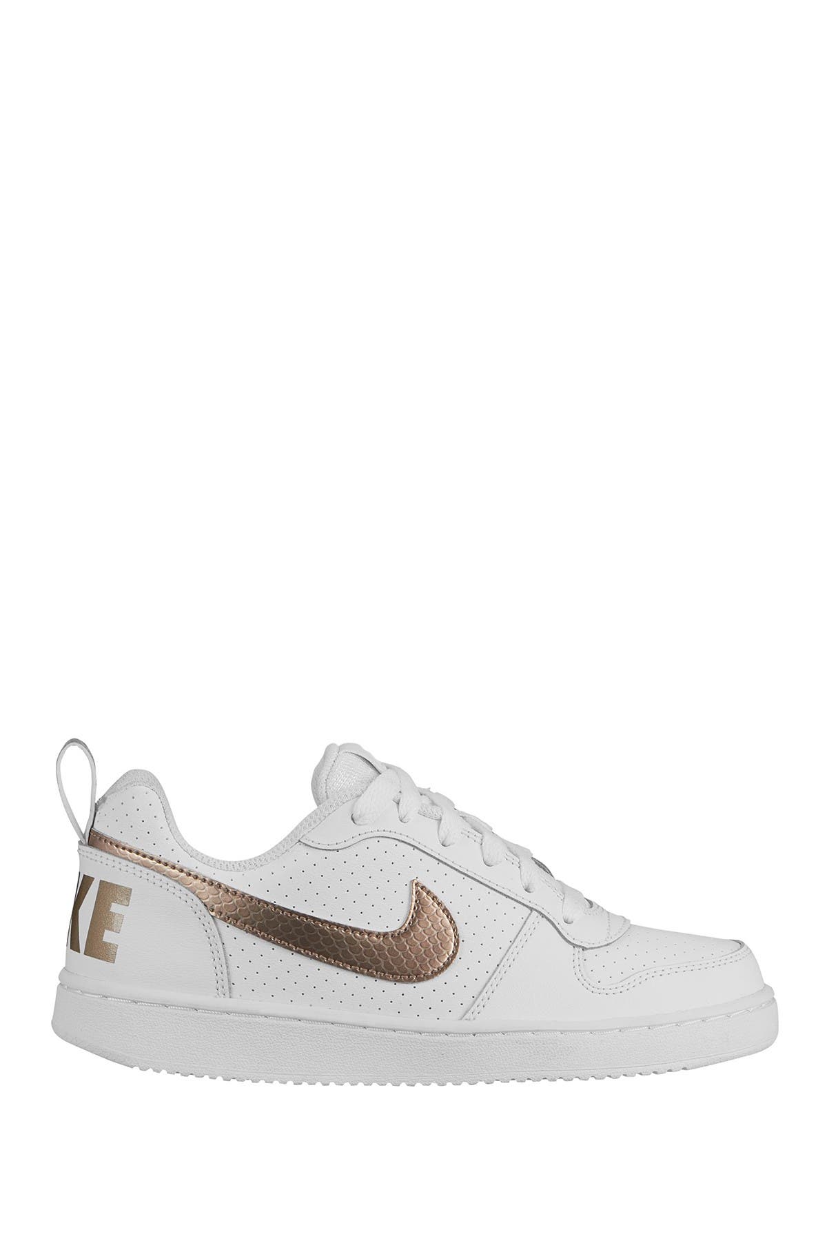 nike court borough white gold