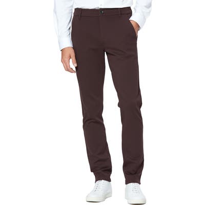 Paige Transcend Normandie Straight Leg Jeans Brown