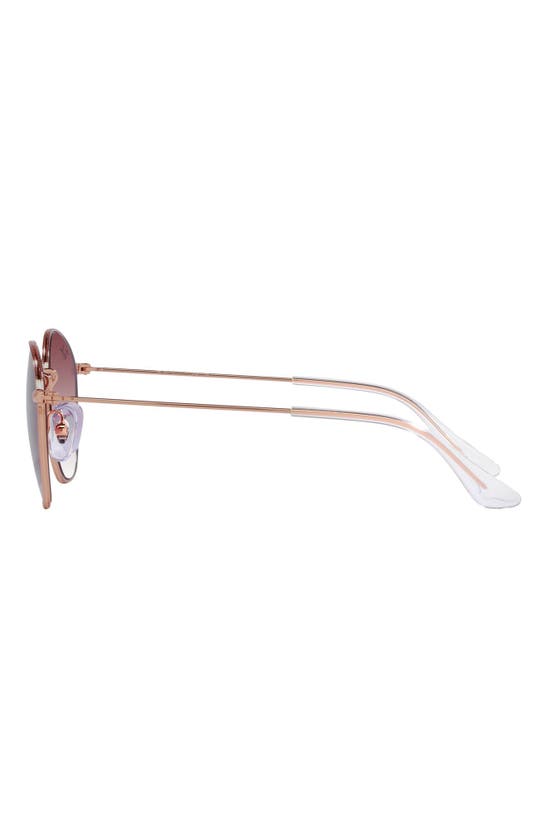 Ray Ban 48mm Rob Jr Irregular In Rose Gold