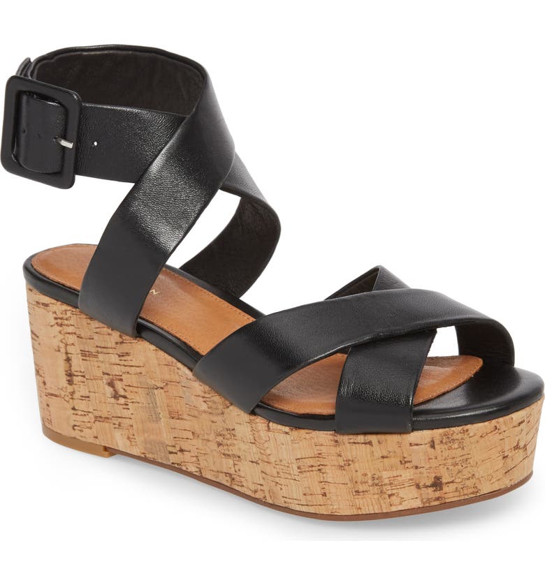 Halogen® Evie Platform Wedge Sandal (Women) | Nordstrom