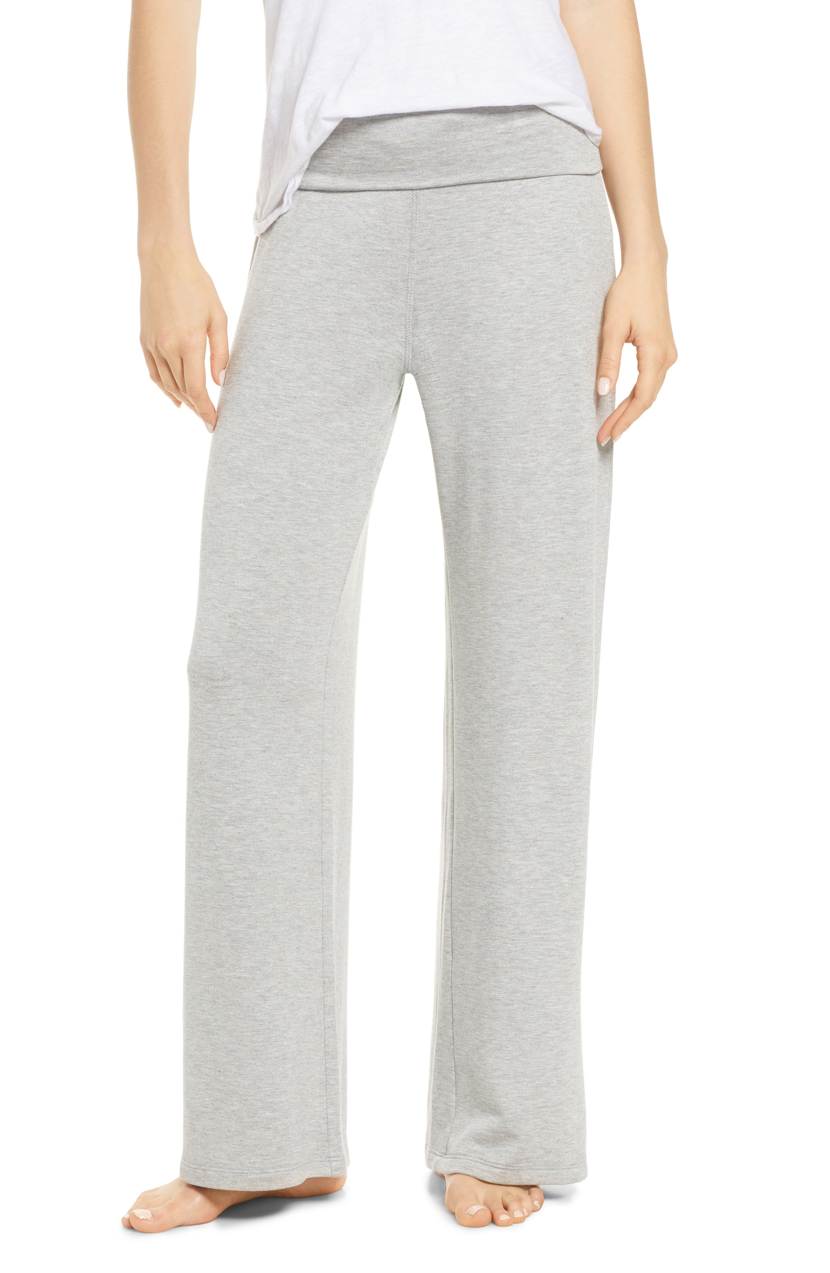 wide leg lounge trousers
