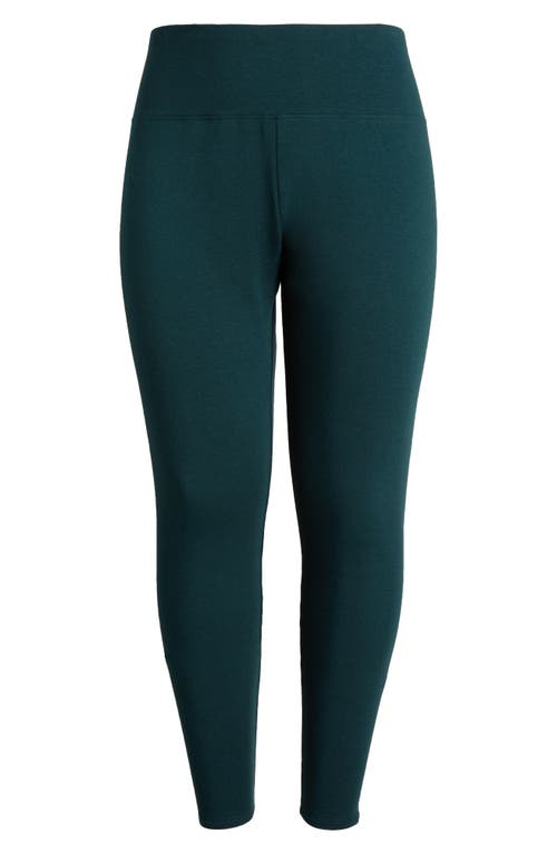 Shop Eileen Fisher High Waist Ankle Leggings In Pine