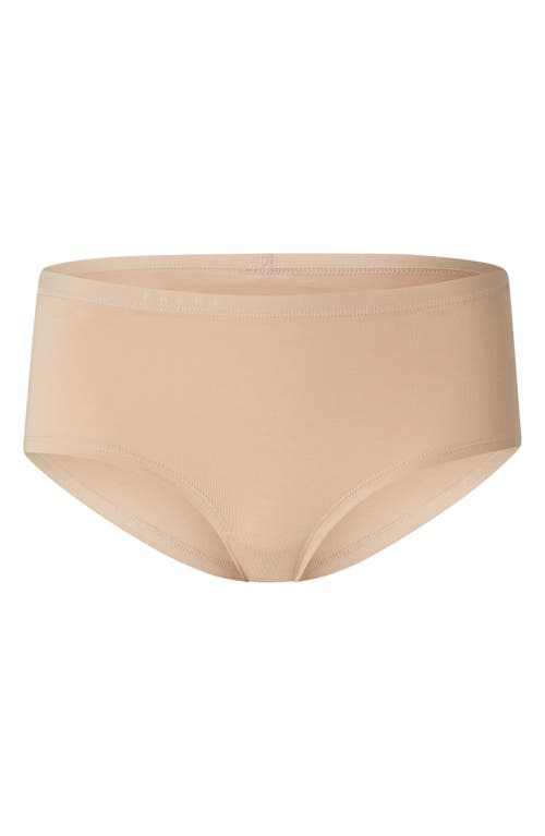 Falke Daily Climate Cotton Blend Hipster Briefs In Camel