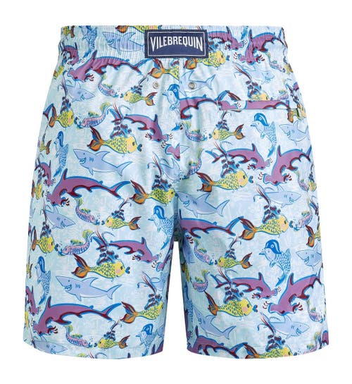 Shop Vilebrequin French History Ultra-light And Packable Swim Trunks In Thalassa