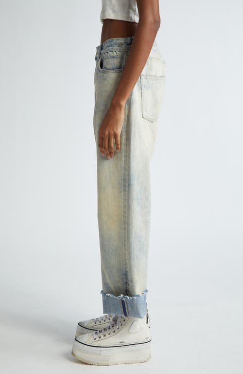 Shop R13 Distressed Ex-boyfriend Jeans In Vintage Ash Blue