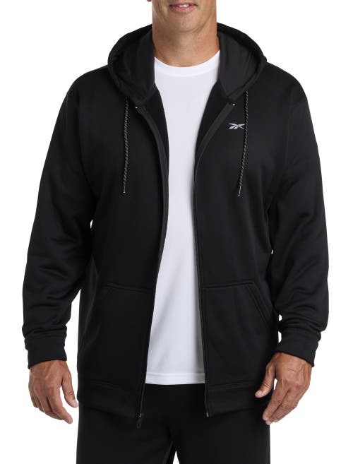 Reebok Performance Zip-Front Hoodie in Black 