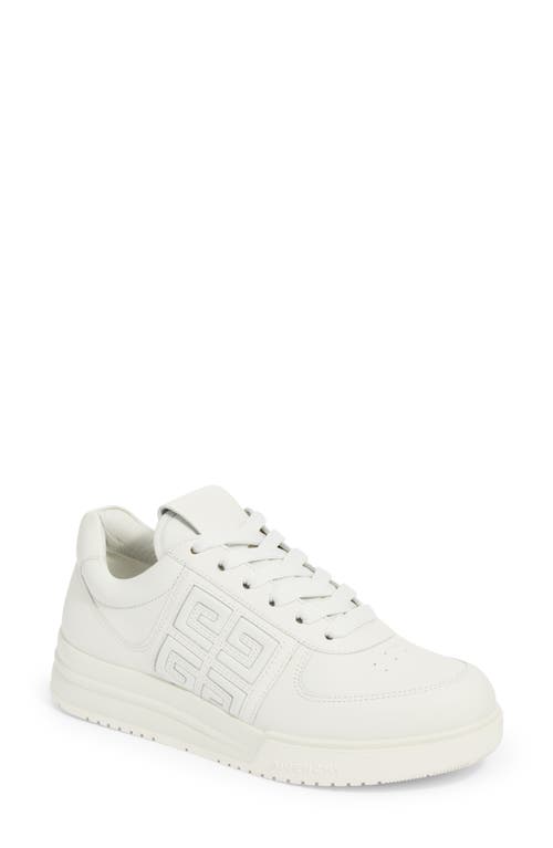 G4 Low Top Sneaker in White