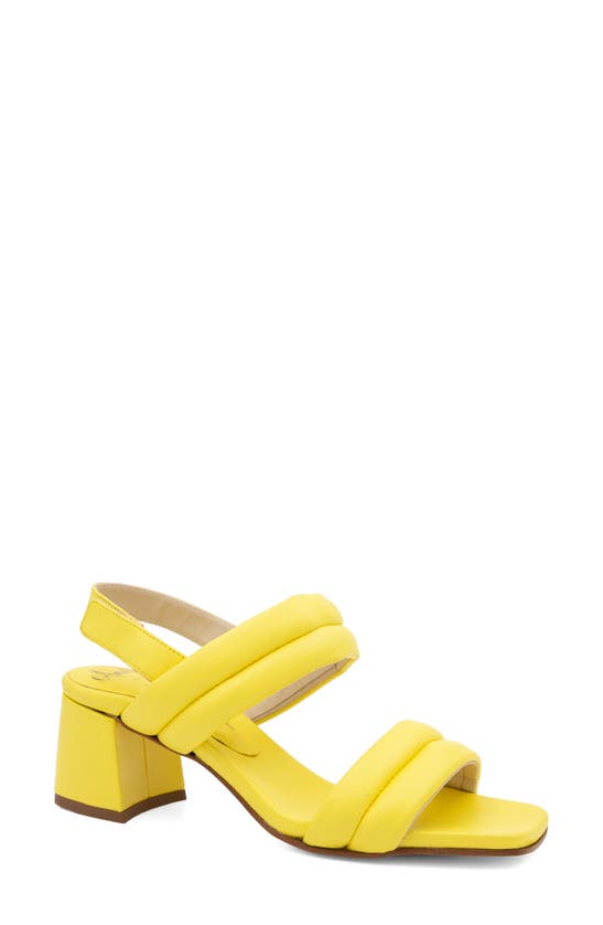 Amalfi By Rangoni Egeo Slingback Sandal In Limone Parmasoft