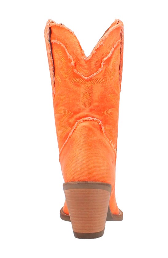 Shop Dingo Y'all Need Dolly Western Boot In Orange