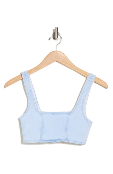 Denim Sports Bra (Regular & Plus Size)