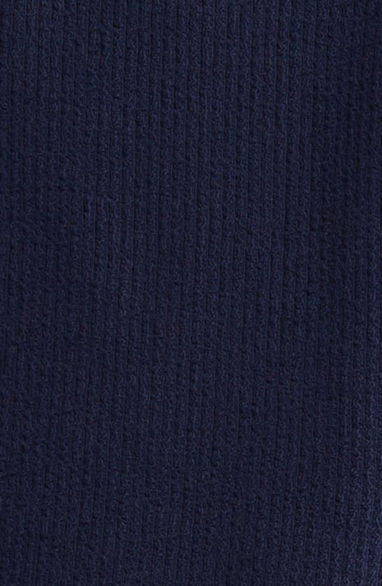 Hugo Boss Lasdun Cotton Gauze Drawstring Shorts In Dark Blue