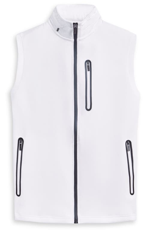 Shop Bugatchi Knit Vest In Chalk