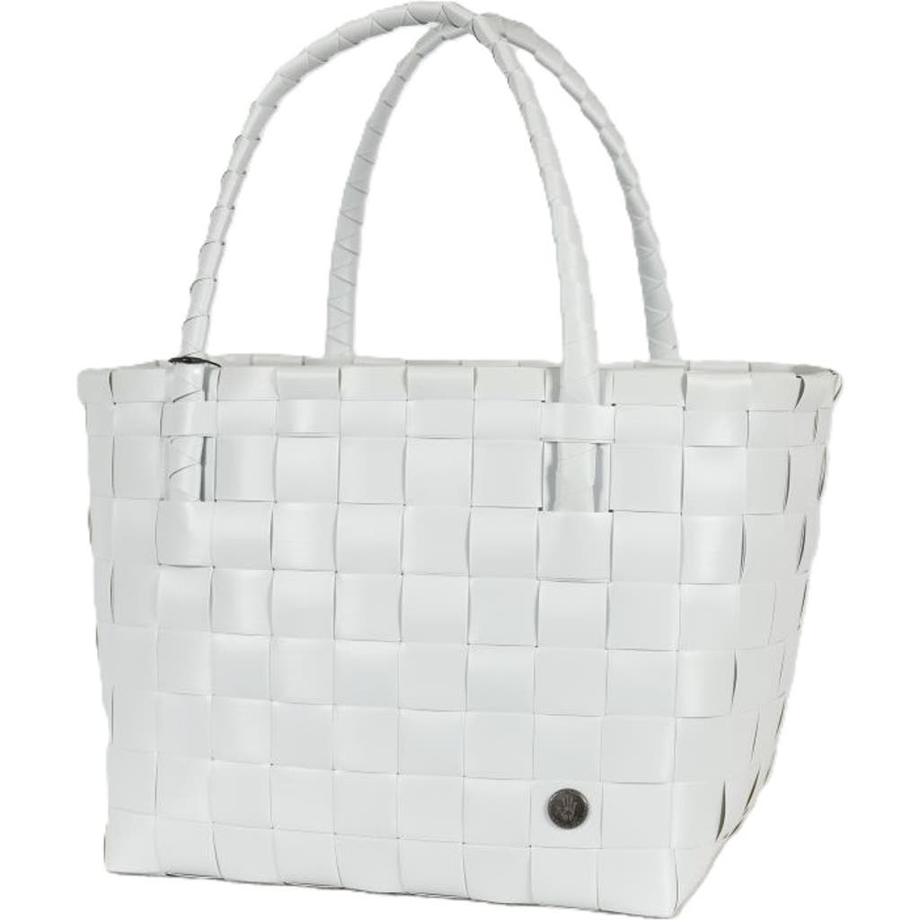Handed By Paris Recycled Plastic Tote Bag In Misty Grey