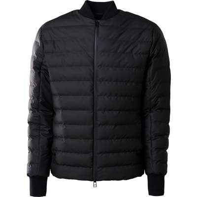 Rains Trekker Waterproof Bomber Jacket, Black