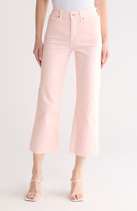 Alex Crop Straight Leg Jeans (Rosewater)