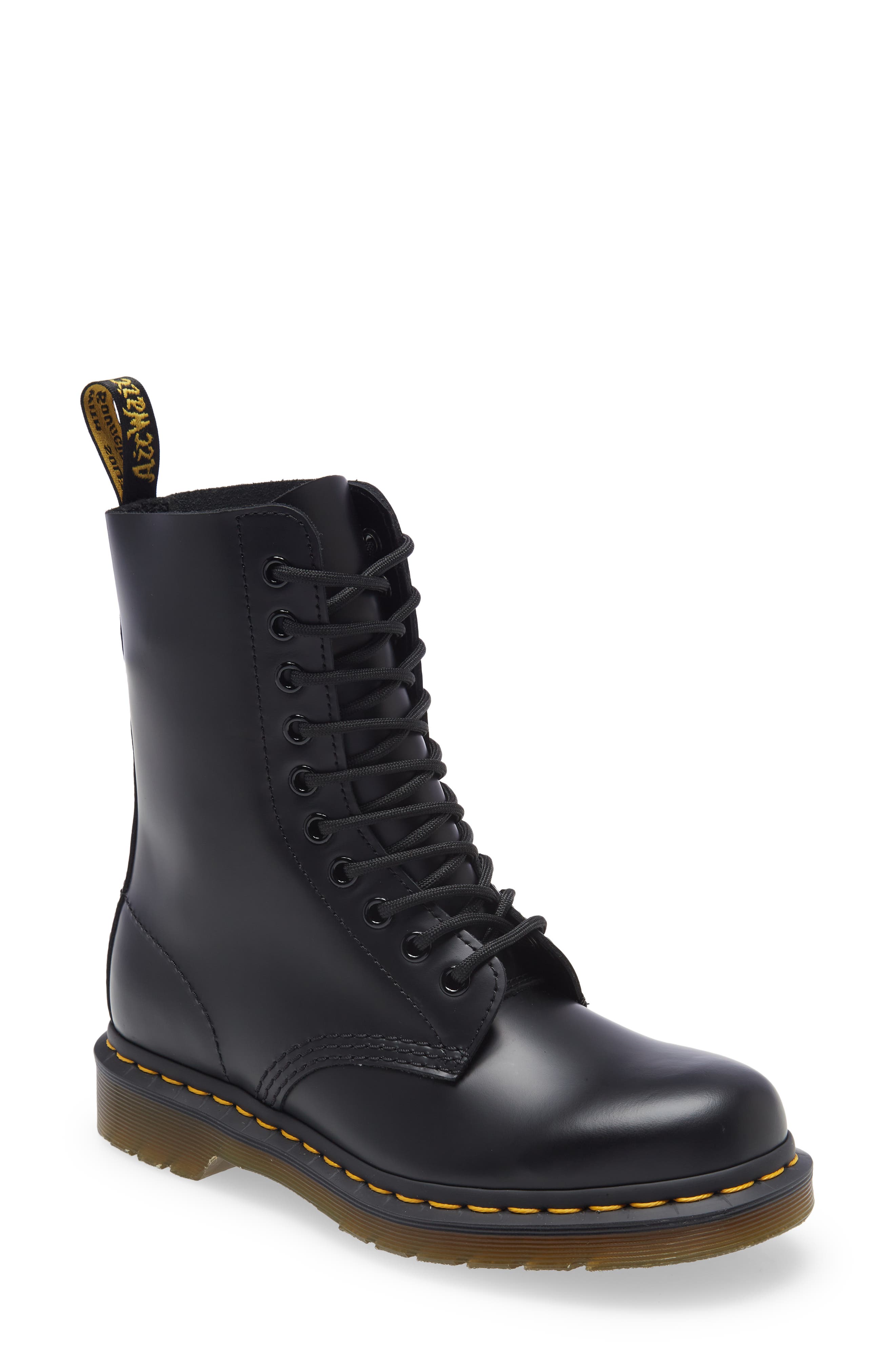 Dr. Martens 1490 Lace-Up Boot in Black at Nordstrom, Size 5Us