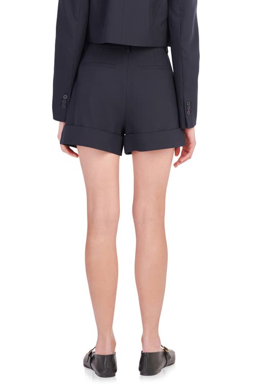 English Factory High Waist Shorts In Navy