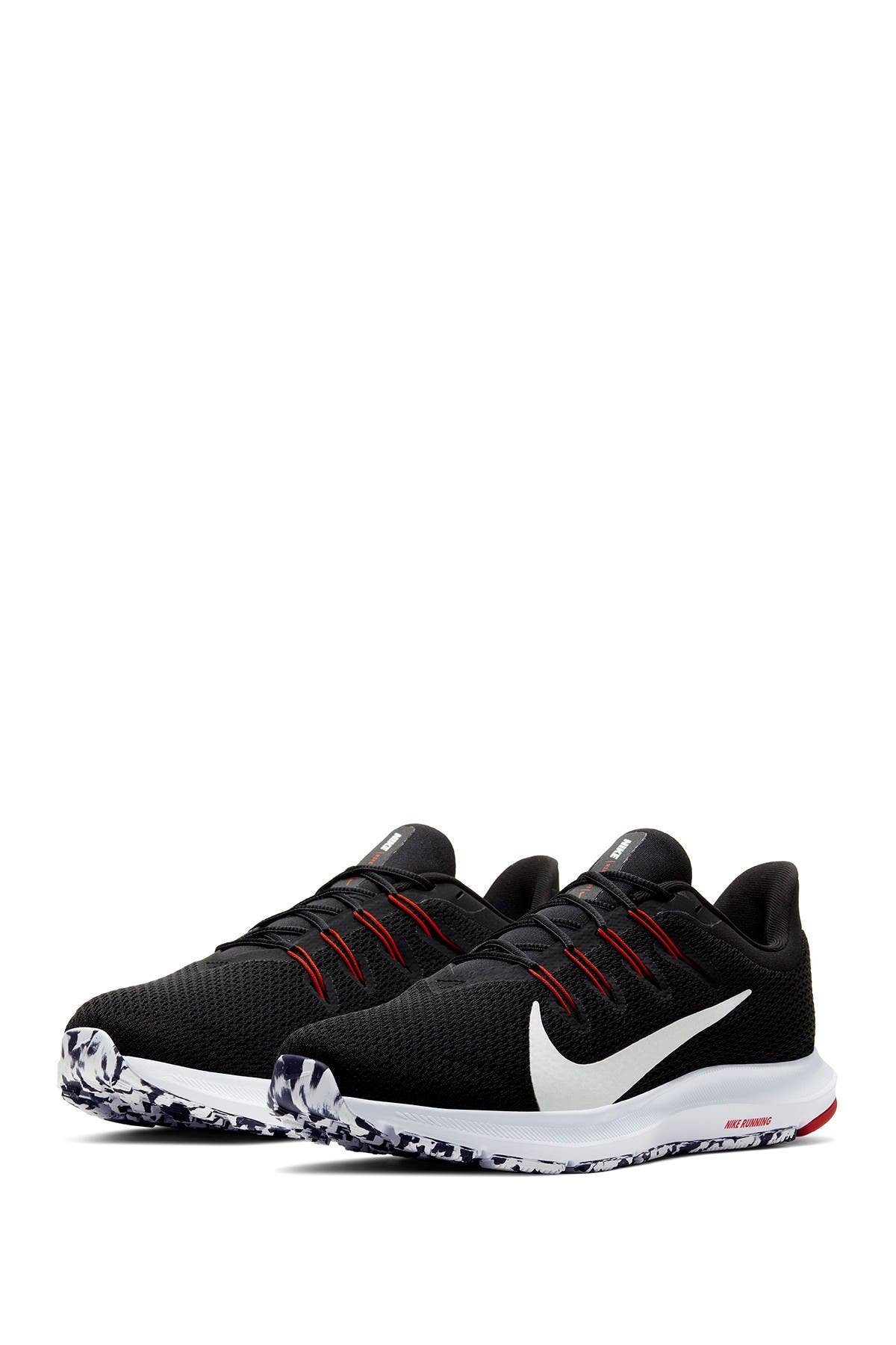 nike quest 2 black and red