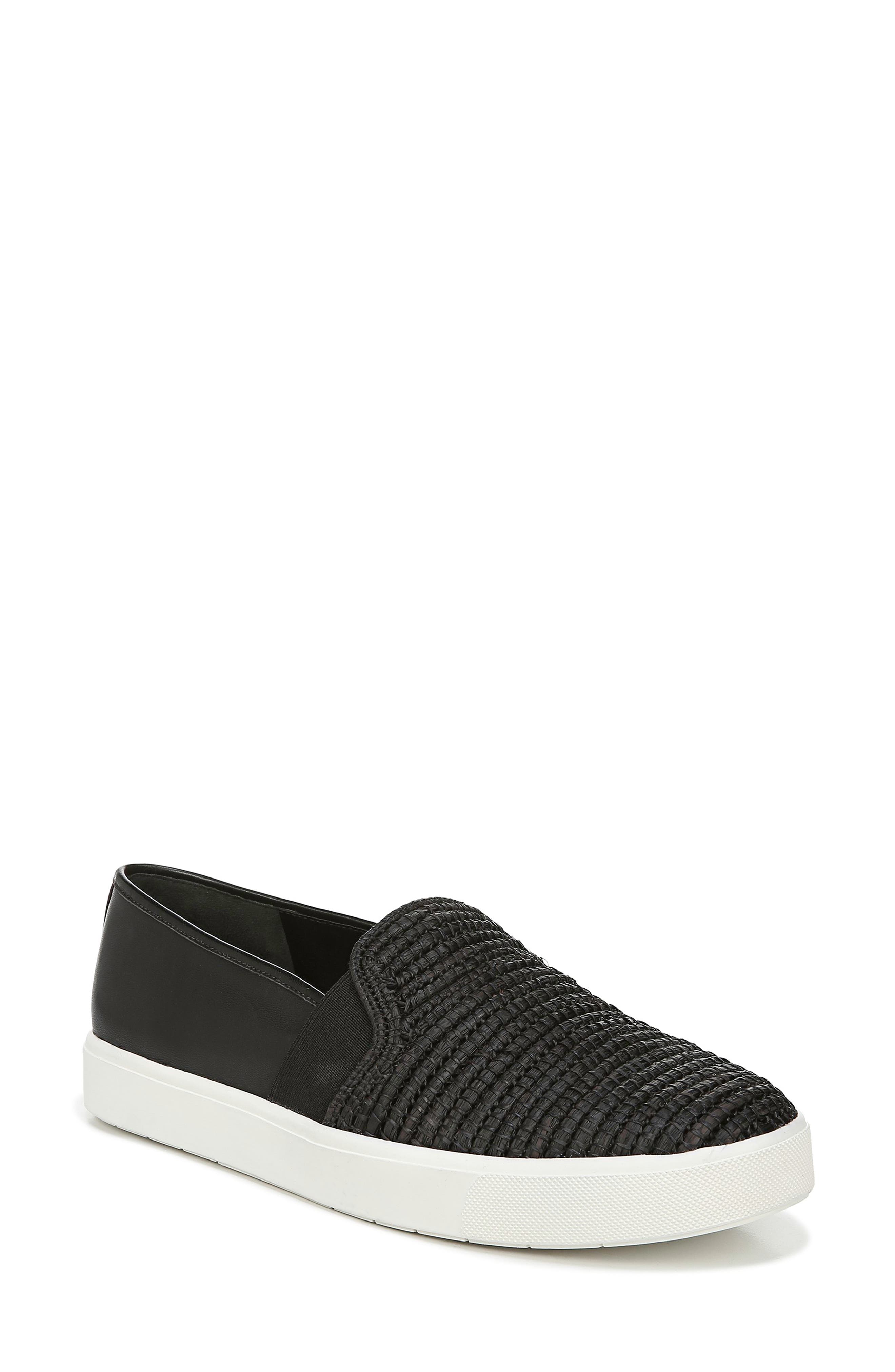 vince perforated leather blair sneaker