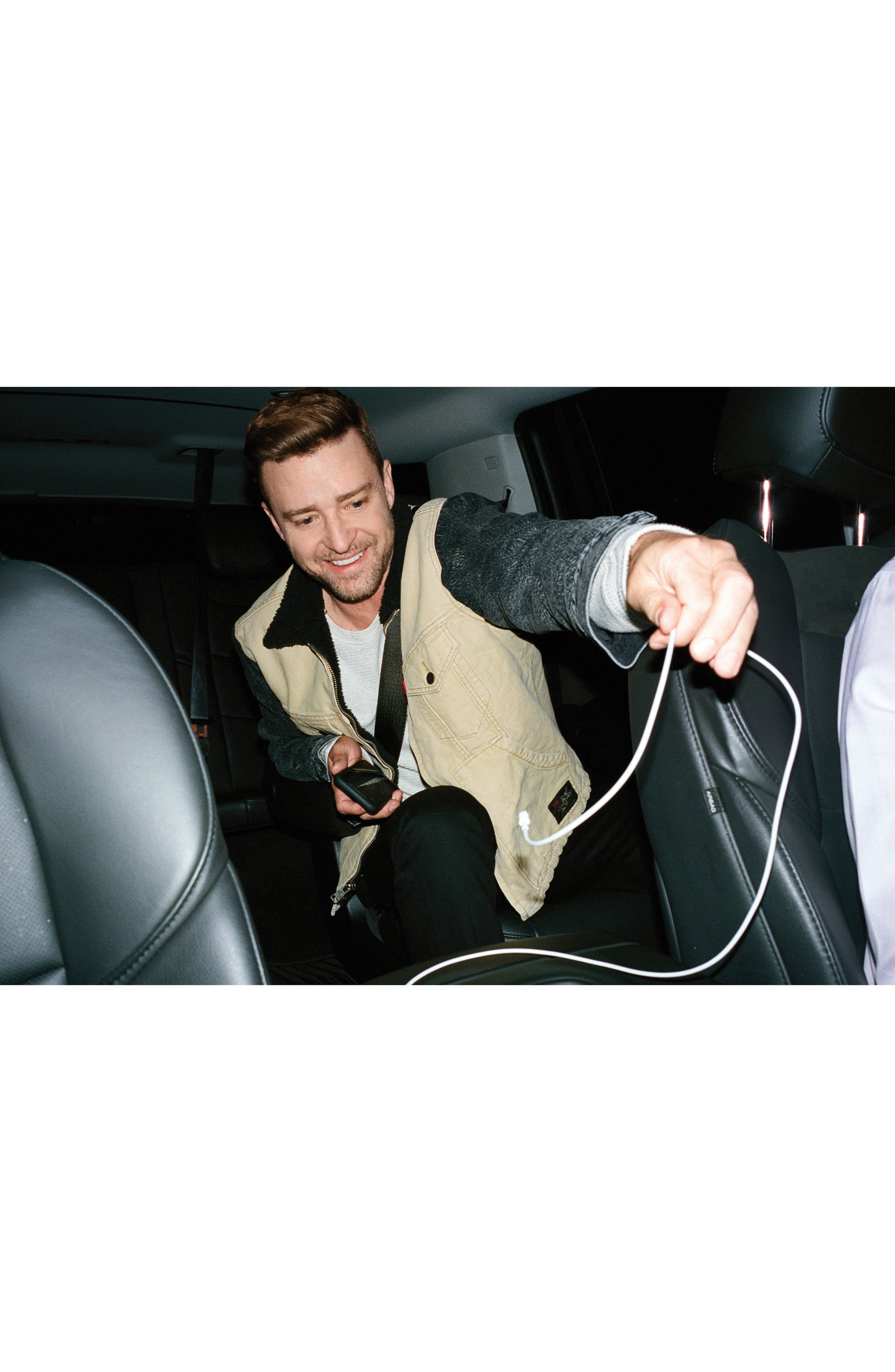 justin timberlake lined trucker jacket