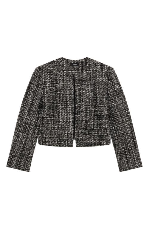 Shop Theory Mélange Jacket In Black Multi - A0p