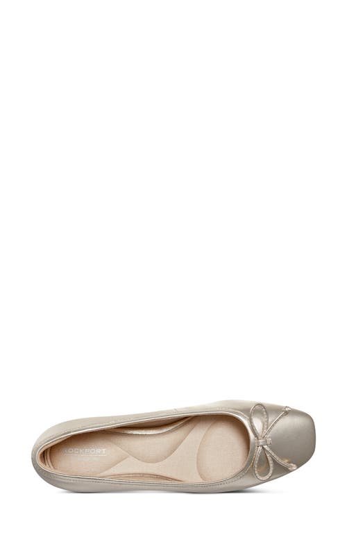 Shop Rockport Sadie Ballet Flat In Gold