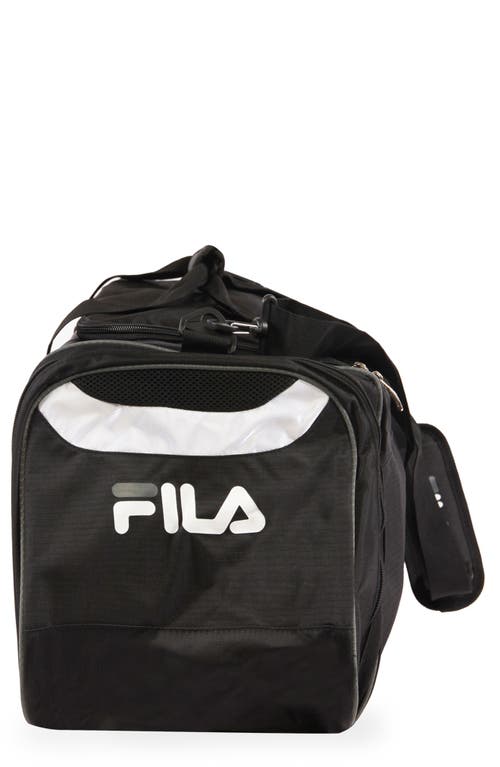 Fila Acer 25-inch Duffle Bag In Black/grey