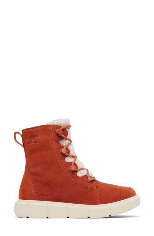 Sorel Explorer Iii Joan Waterproof Boot In Sanguine/natural