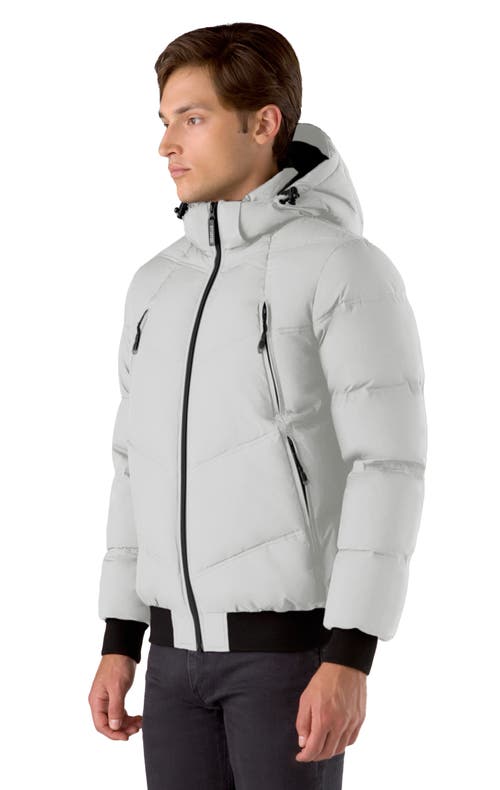 Triple F.a.t. Goose Down Puffer In Quiet Grey