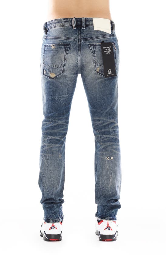 Shop Cult Of Individuality Rocker Ripped Slim Fit Jeans In Wyatt