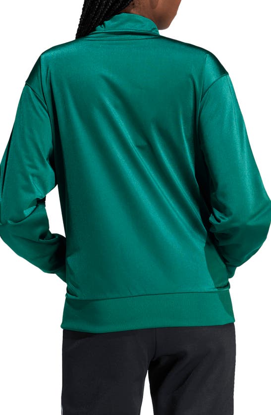 Shop Adidas Originals Firebird Recycled Polyester Track Jacket In Collegiate Green