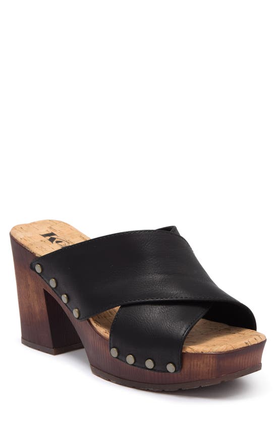 Korks Women's Lynda Comfort Slide Sandals Women's Shoes In Black ModeSens