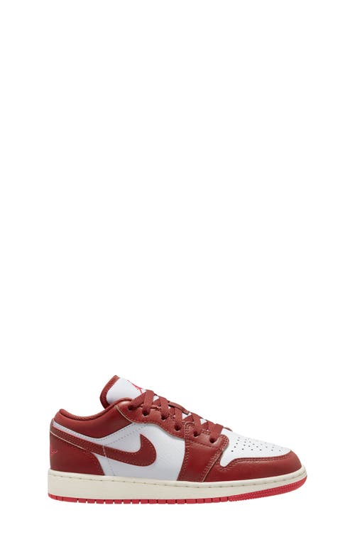 Air Jordan 1 Low SE Basketball Sneaker White/Red/Lobster/Sail at Nordstrom, M