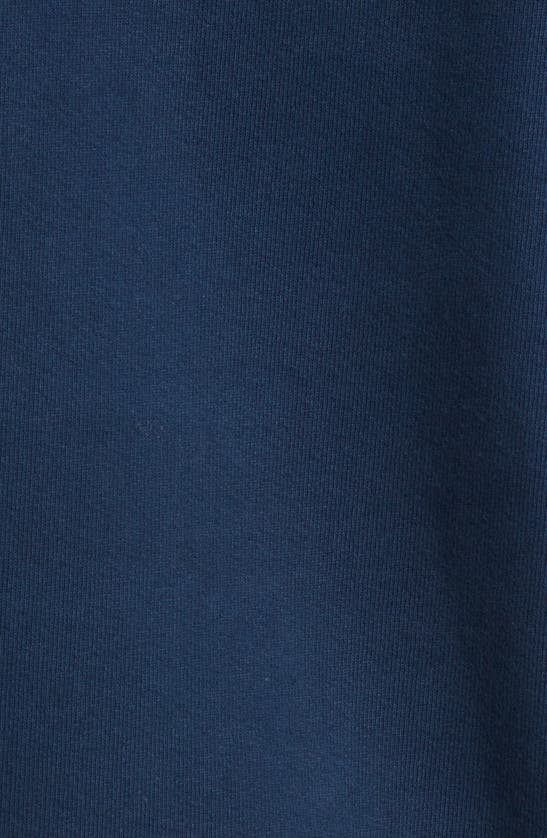 Shop One Of These Days Horse Shoe Embroidered Cotton Hoodie In Navy