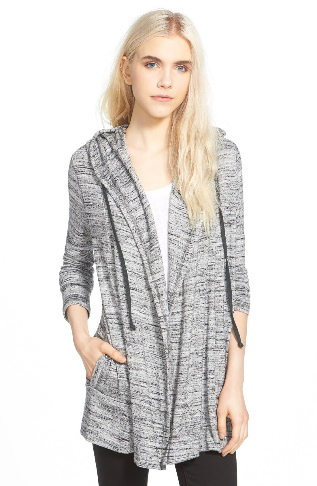 splendid hooded cardigan