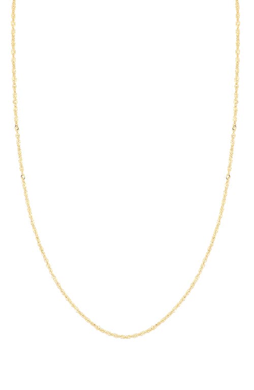 Bony Levy 14K Gold Thin Chain Necklace in Yellow Gold at Nordstrom, Size 18 In