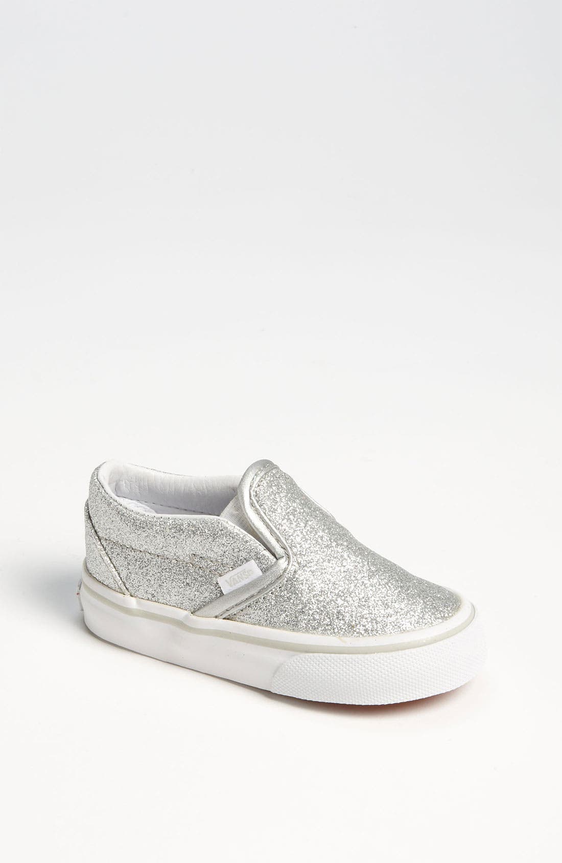 silver glitter vans toddler