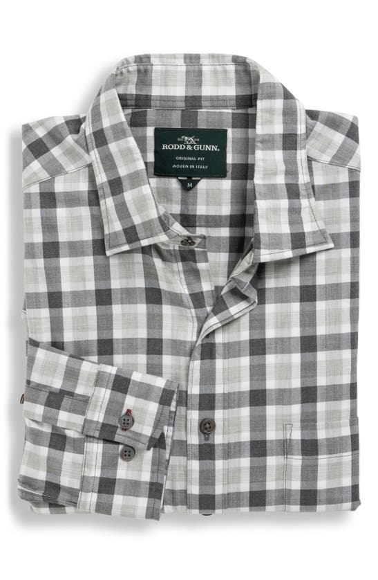 RODD & GUNN BOLTONS TRIM FIT CHECK COTTON FLANNEL BUTTON-UP SHIRT