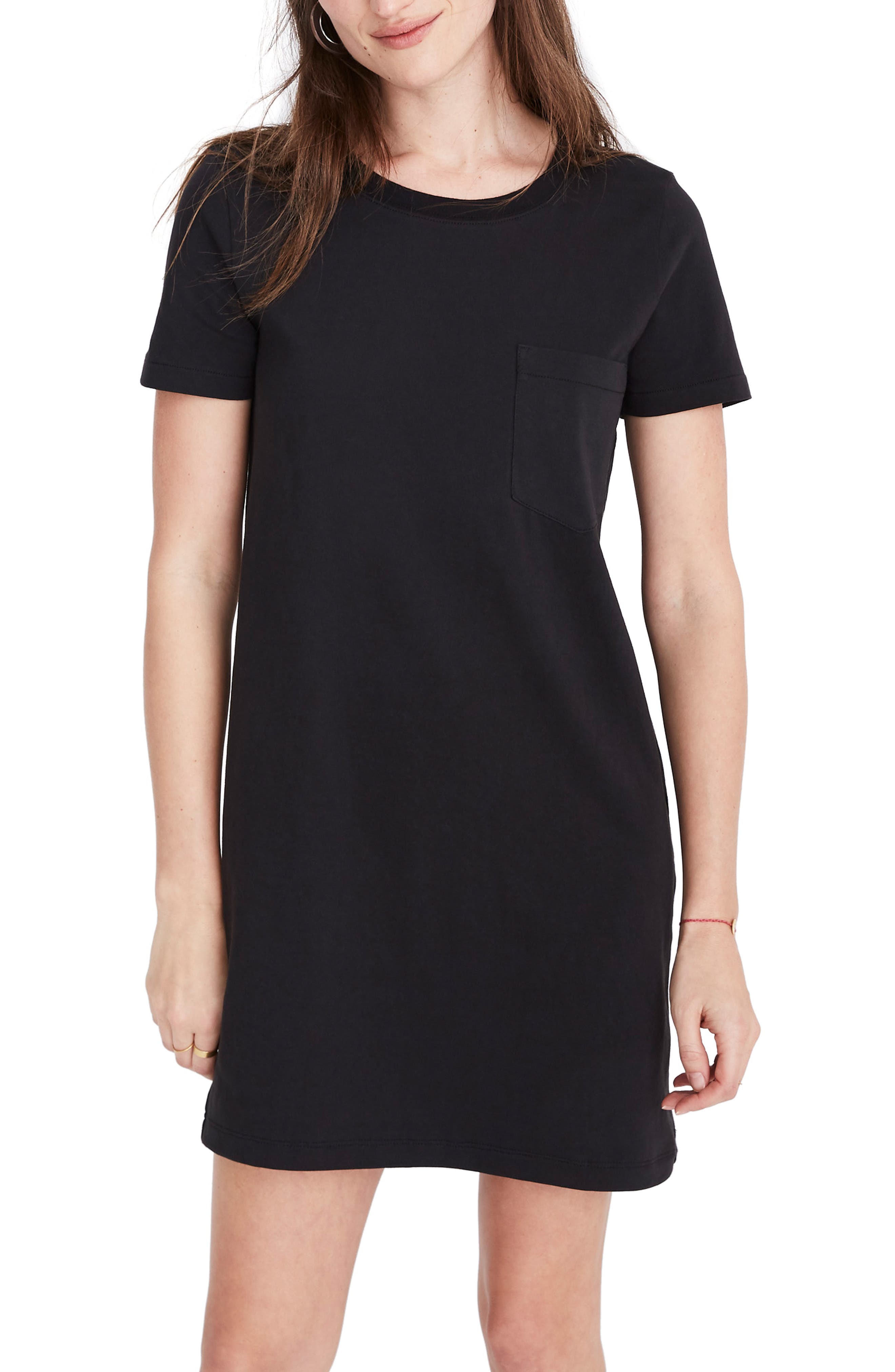 Madewell Tee Dress, Black