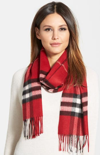 Burberry Giant Icon Check Cashmere Scarf Nordstrom