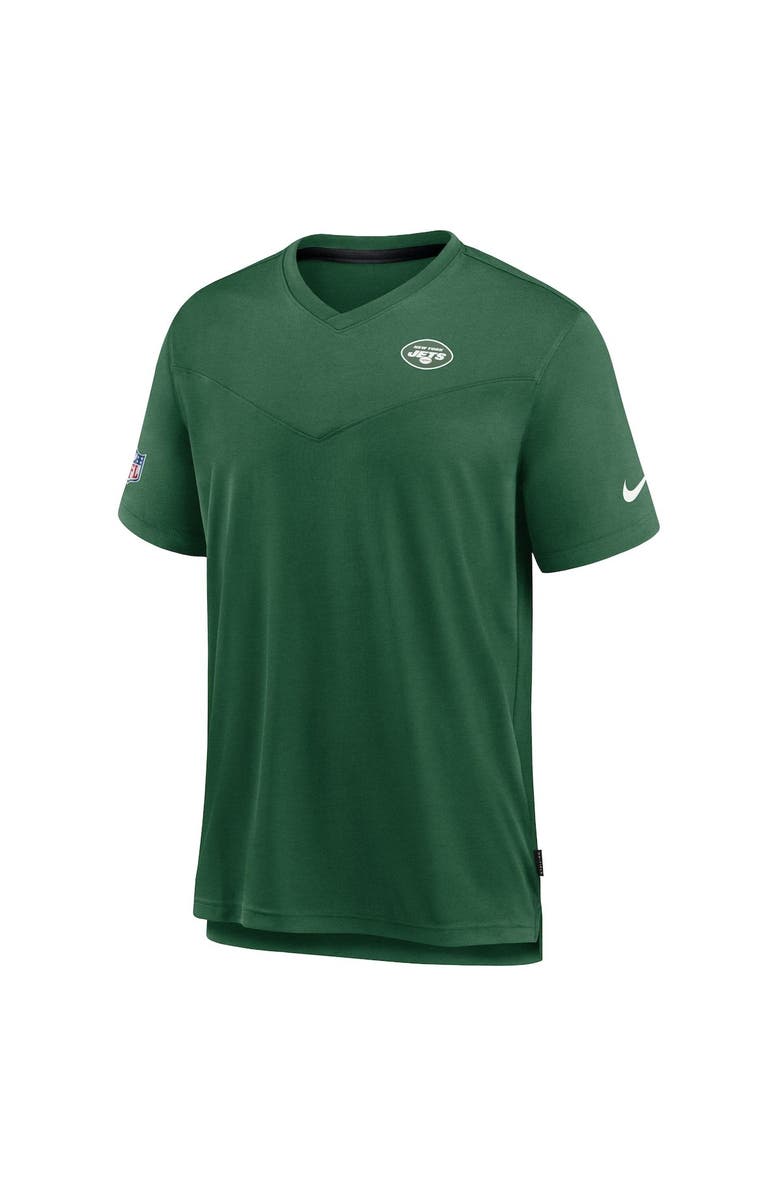 Nike Men's Nike Green New York Jets Sideline Coach Chevron Lock Up Logo ...