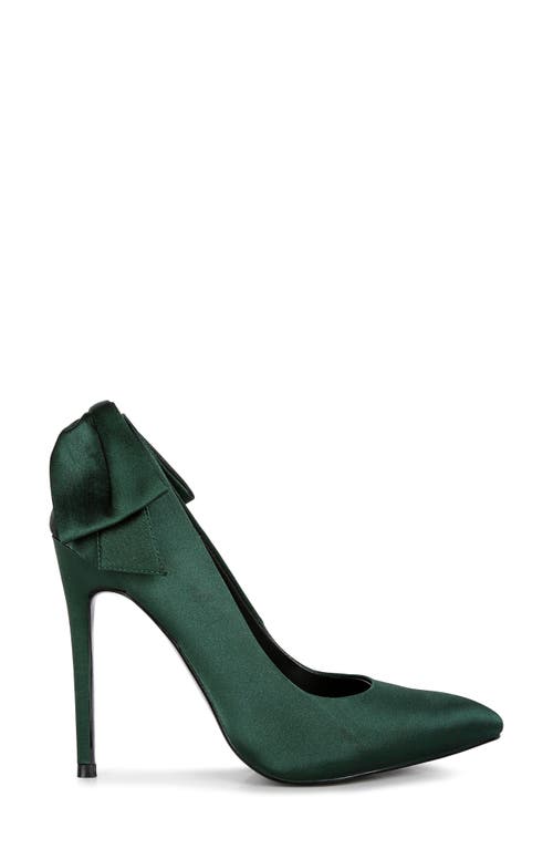 Rag & Co Hornet Bow Pump In Green