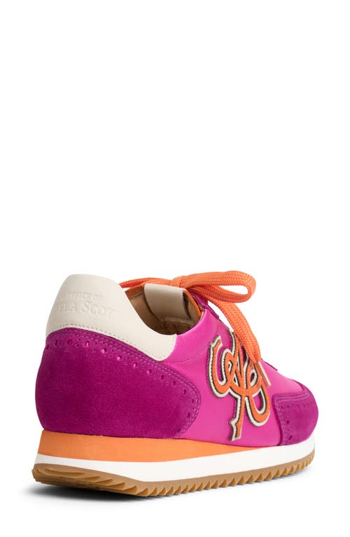 Shop The Office Of Angela Scott The Switzer Sneaker In Fuchsia