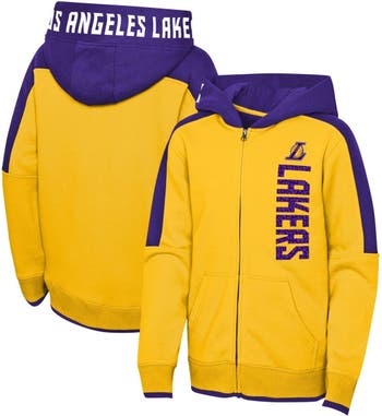 Outerstuff Big Boys Black Los Angeles Lakers Primary Logo Fleece