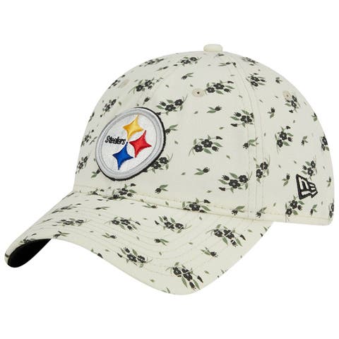 Pittsburgh Steelers Pro Standard Gold Logo Leather Visor Hat