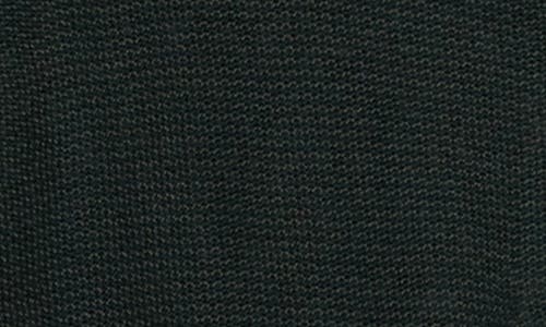 Bruno Magli Piqué Merino Wool Feeder Stripe Quarter Zip Pullover In Green Mint